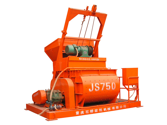 JS750型雙臥軸強(qiáng)制式攪拌機(jī)